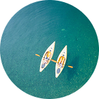 two kayaks overview